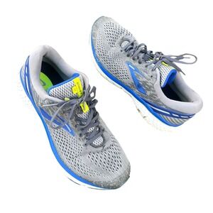 Brooks‎ Ghost 14 Men's Running Shoes Size 11.5 Gray Blue Athletic Shoes